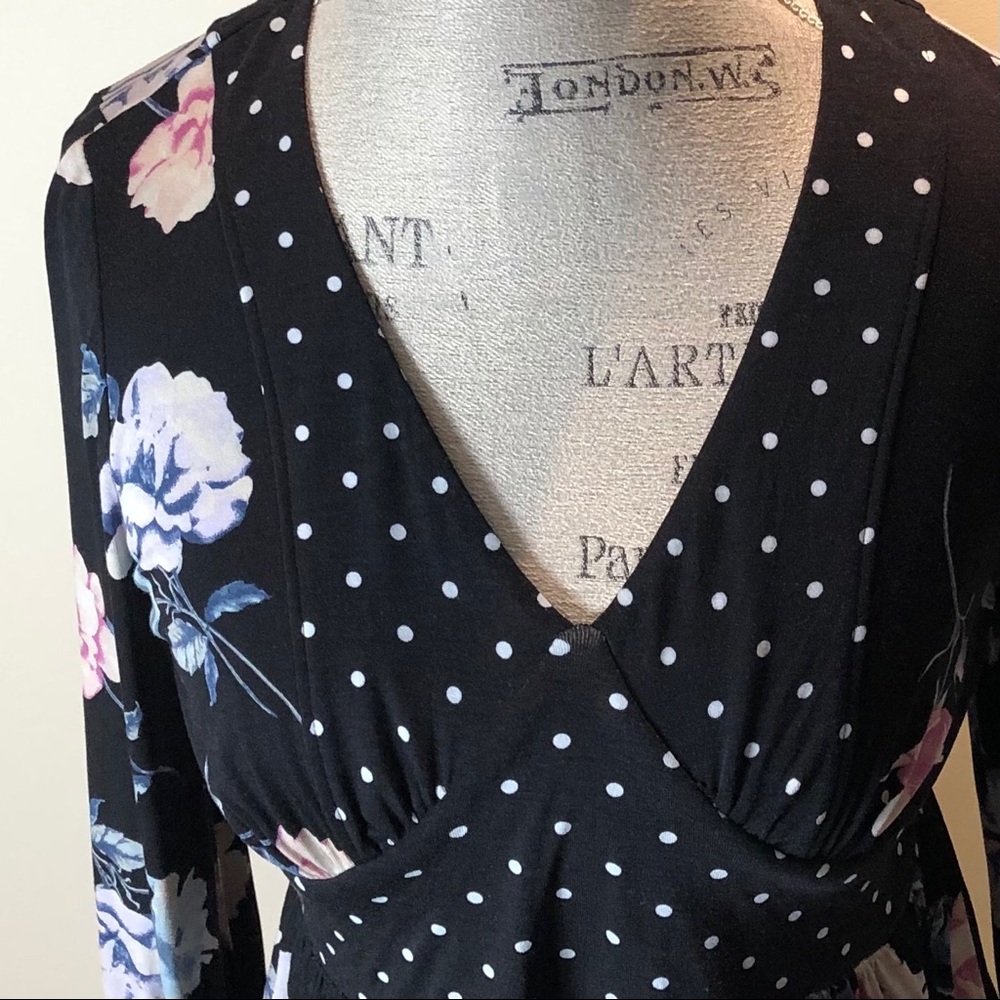 NWT American Rag Classic Black Combo Dress Sz S - Picture 4 of 11